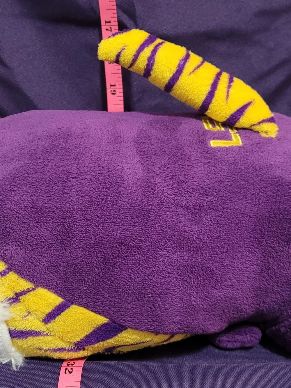 NCAA LSU Tigers Comfy Critters Childs Hooded Blanket